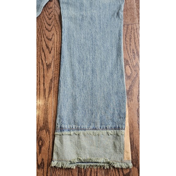 L.A. Blues Vintage 90s Women's Blue Jeans  Size 10 Riveted Hippie Y2K - Picture 14 of 16